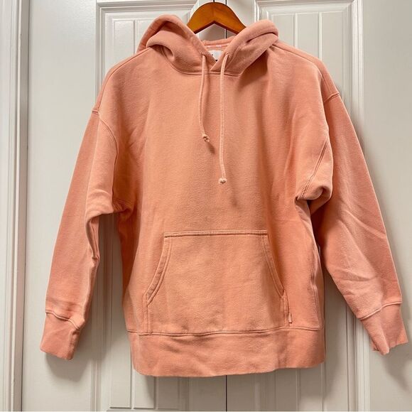 NWOT TNA Aritzia Cozy SweatFleece Boyfriend Hoodie Pink - Picture 2 of 10